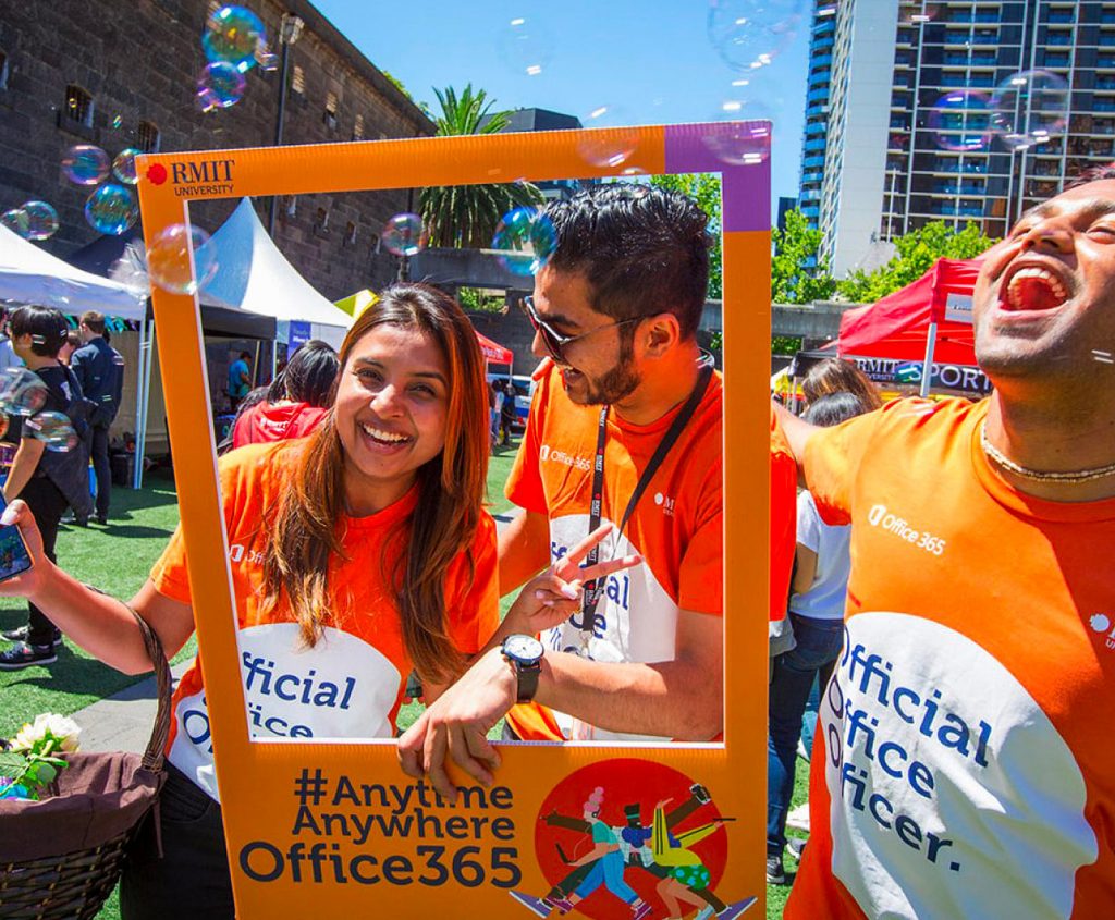 Office365 RMIT brand launch party
