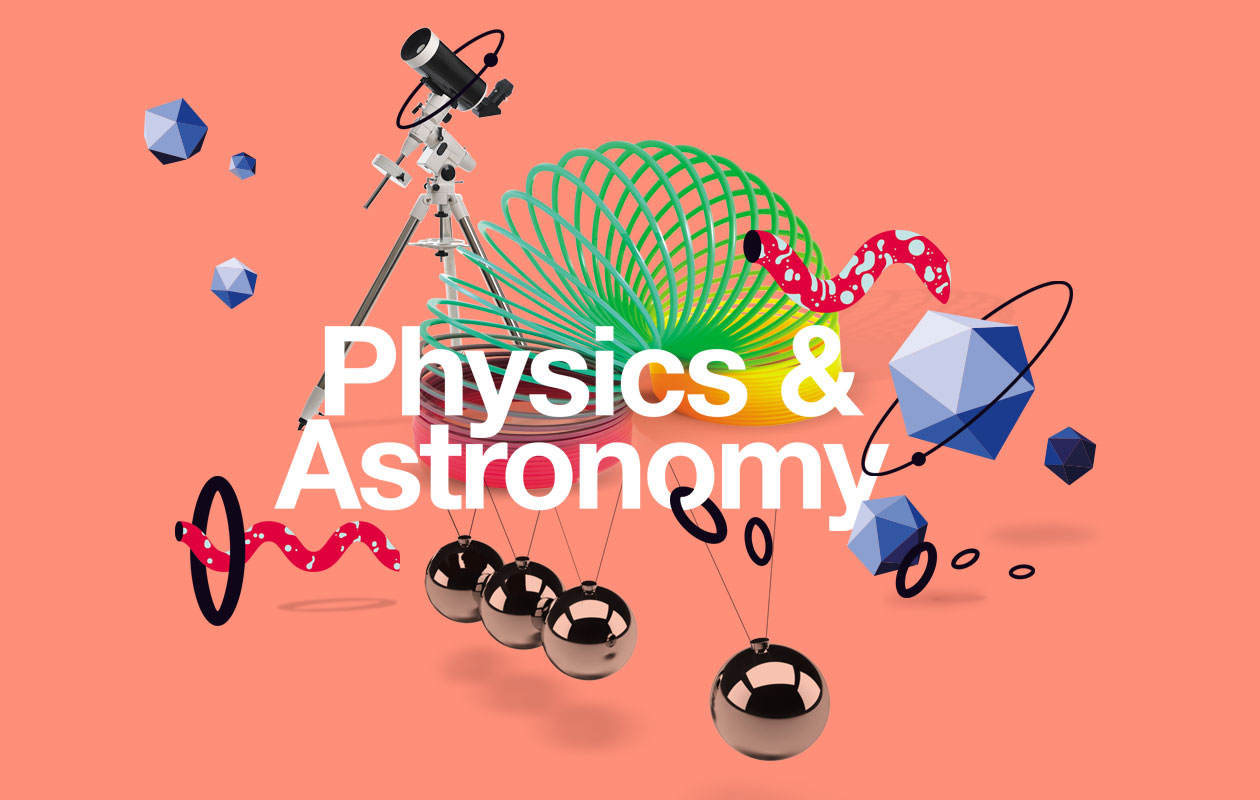 Monash Science Careers Guide - Physics and Astronomy hero graphic